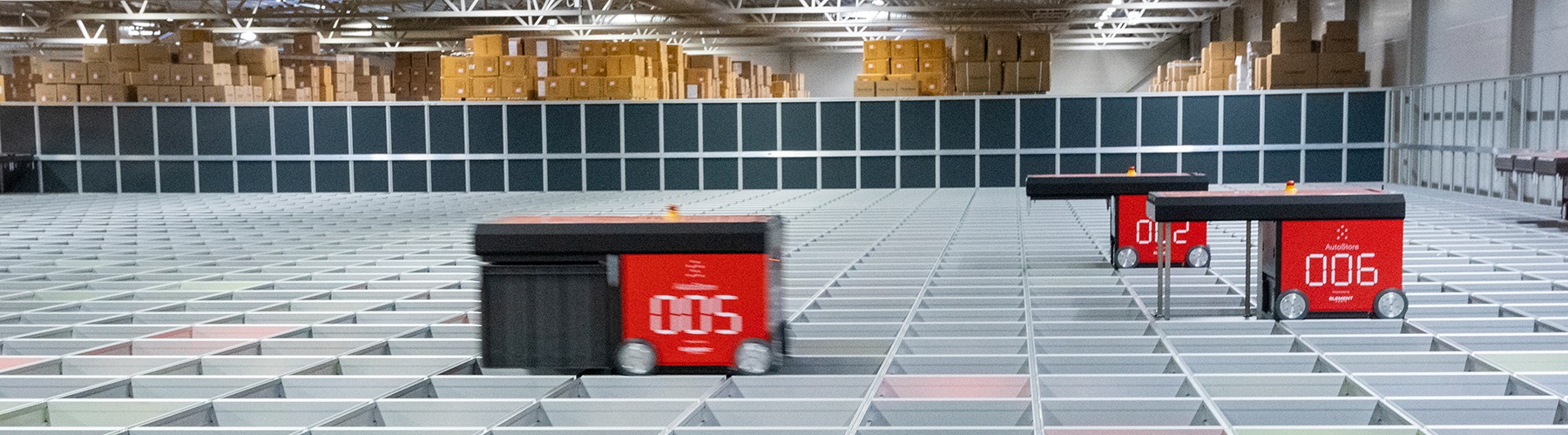 Logistics and distribution at Tranemo Logistics center Autostore01-1800x500px